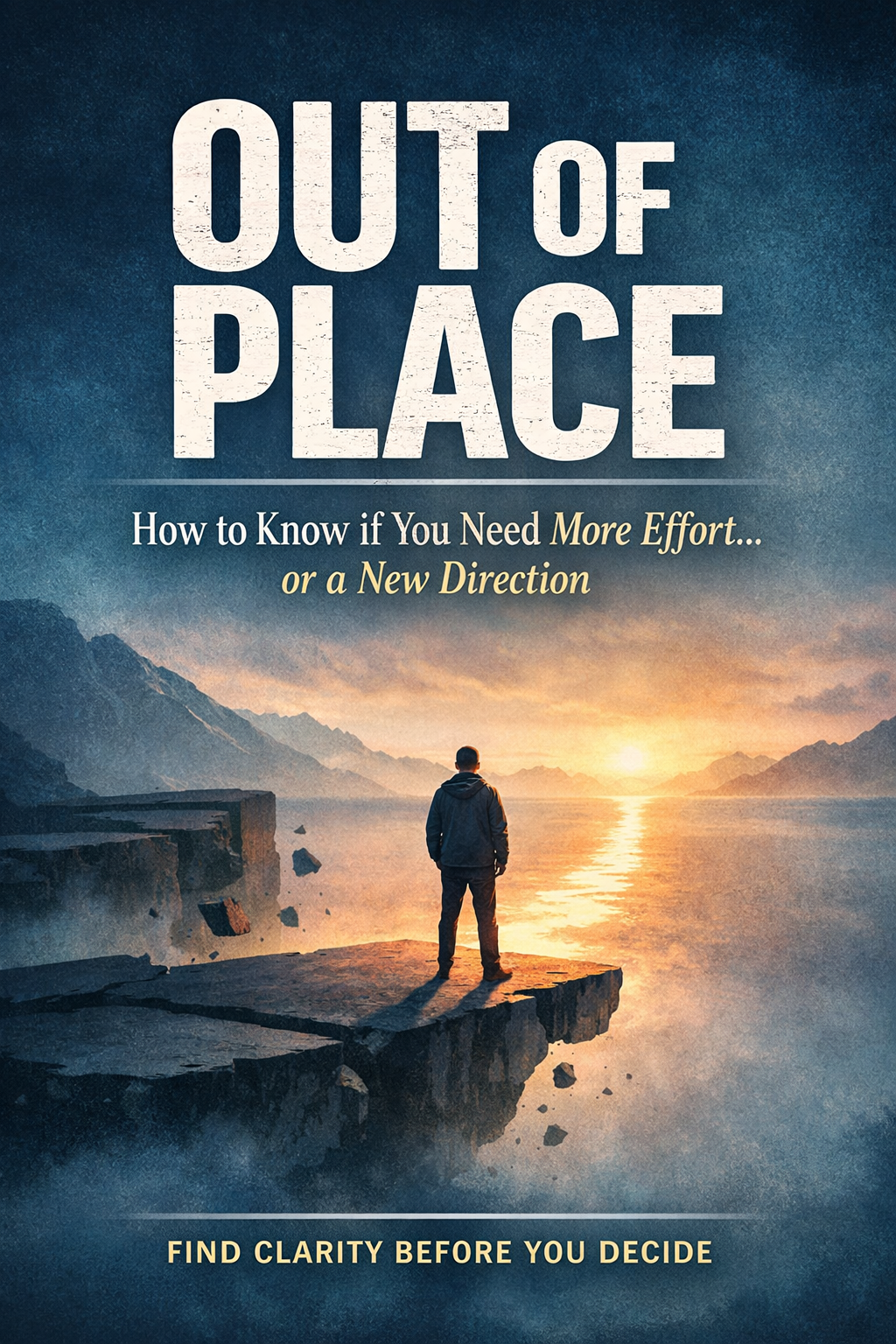 Out of Place book cover for people feeling lost, stuck, or emotionally exhausted